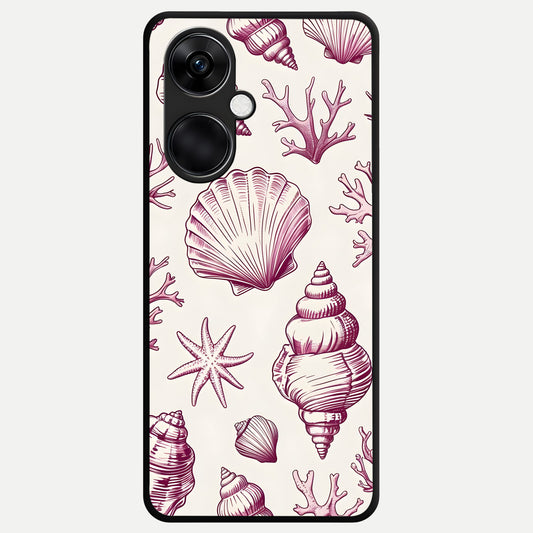  Pink Power Sparks Glass Case For Oneplus Nord CE3 back cover – full design glossy printed glass finish