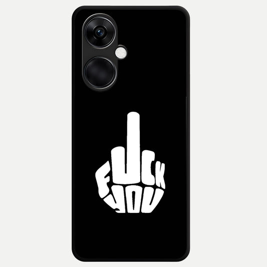  Rebel Mode On Glass Case For Oneplus Nord CE3 back cover – full design glossy printed glass finish
