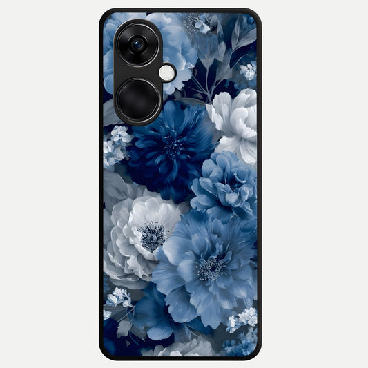  Royal Bloom Garden Glass Case For Oneplus Nord CE3 back cover – full design glossy printed glass finish