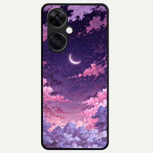  Sky Drift Clouds Glass Case For Oneplus Nord CE3 back cover – full design glossy printed glass finish