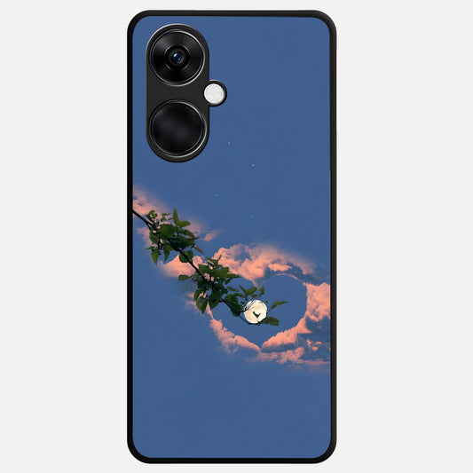  Sky Under Tree Glass Case For Oneplus Nord CE3 back cover – full design glossy printed glass finish