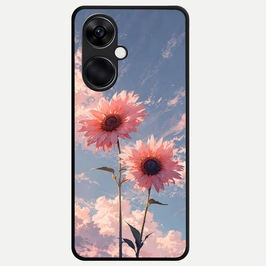  Sun Moon Balance Glass Case For Oneplus Nord CE3 back cover – full design glossy printed glass finish