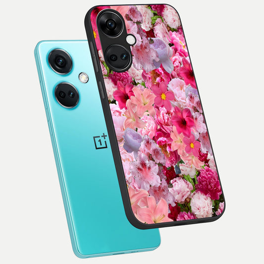  Bloom Crush Fantasy phone case For Oneplus Nord CE3 showing premium glass back cover with detailed artwork