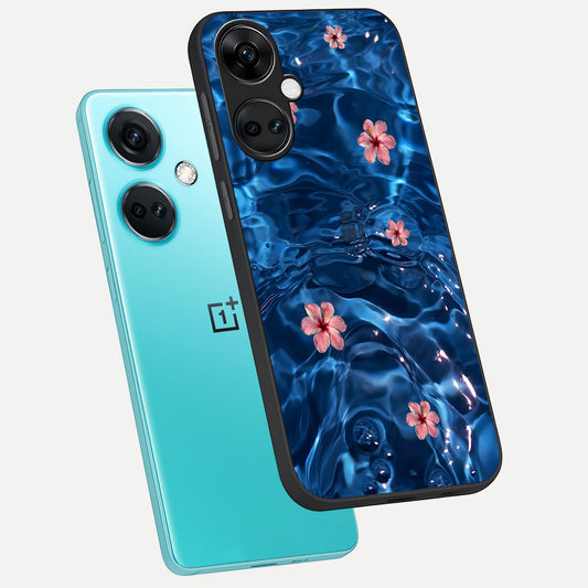  Bloom Thread Art phone case For Oneplus Nord CE3 showing premium glass back cover with detailed artwork