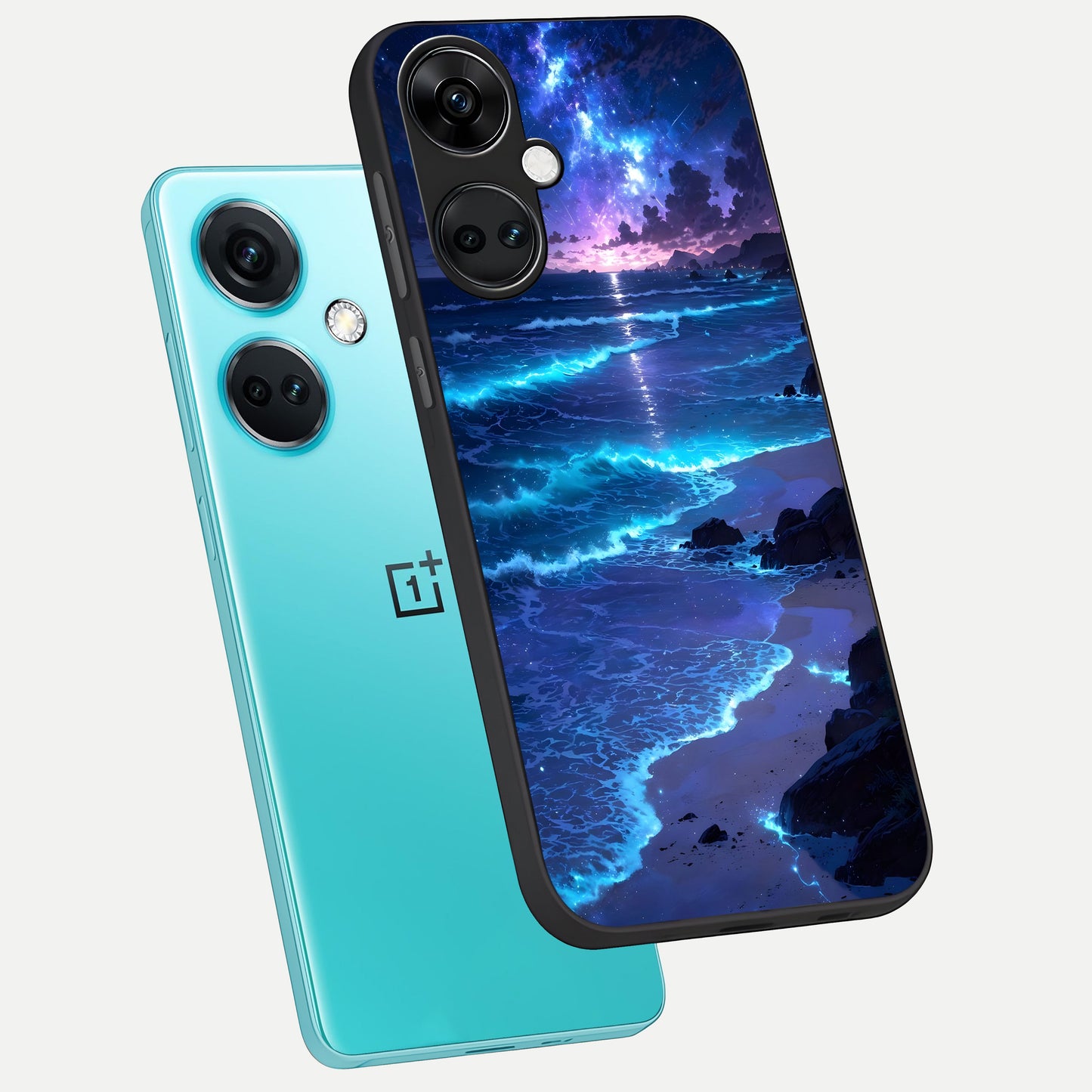  Classic Damn Look phone case For Oneplus Nord CE3 showing premium glass back cover with detailed artwork