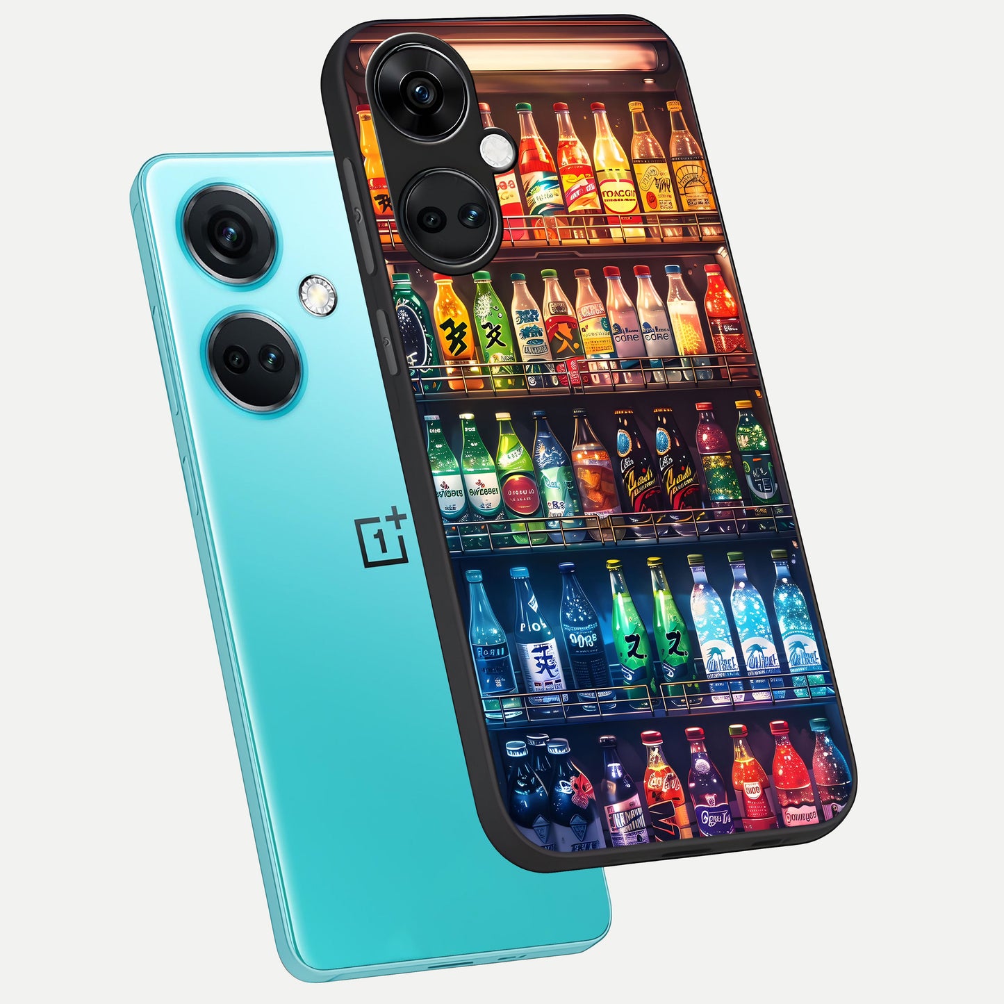  Colorfull Tree phone case For Oneplus Nord CE3 showing premium glass back cover with detailed artwork