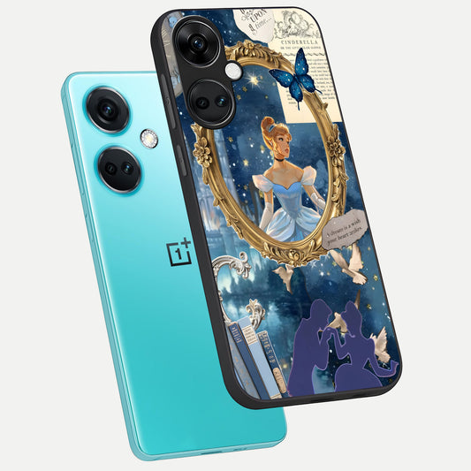  Midnight Queen phone case For Oneplus Nord CE3 showing premium glass back cover with detailed artwork