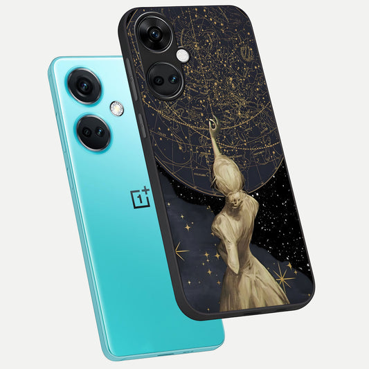  Taylor Swift Girl phone case For Oneplus Nord CE3 showing premium glass back cover with detailed artwork