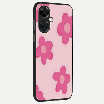 Candy Bloom Dreams back cover For Oneplus Nord CE3 slim fit glass case with vibrant aesthetic design