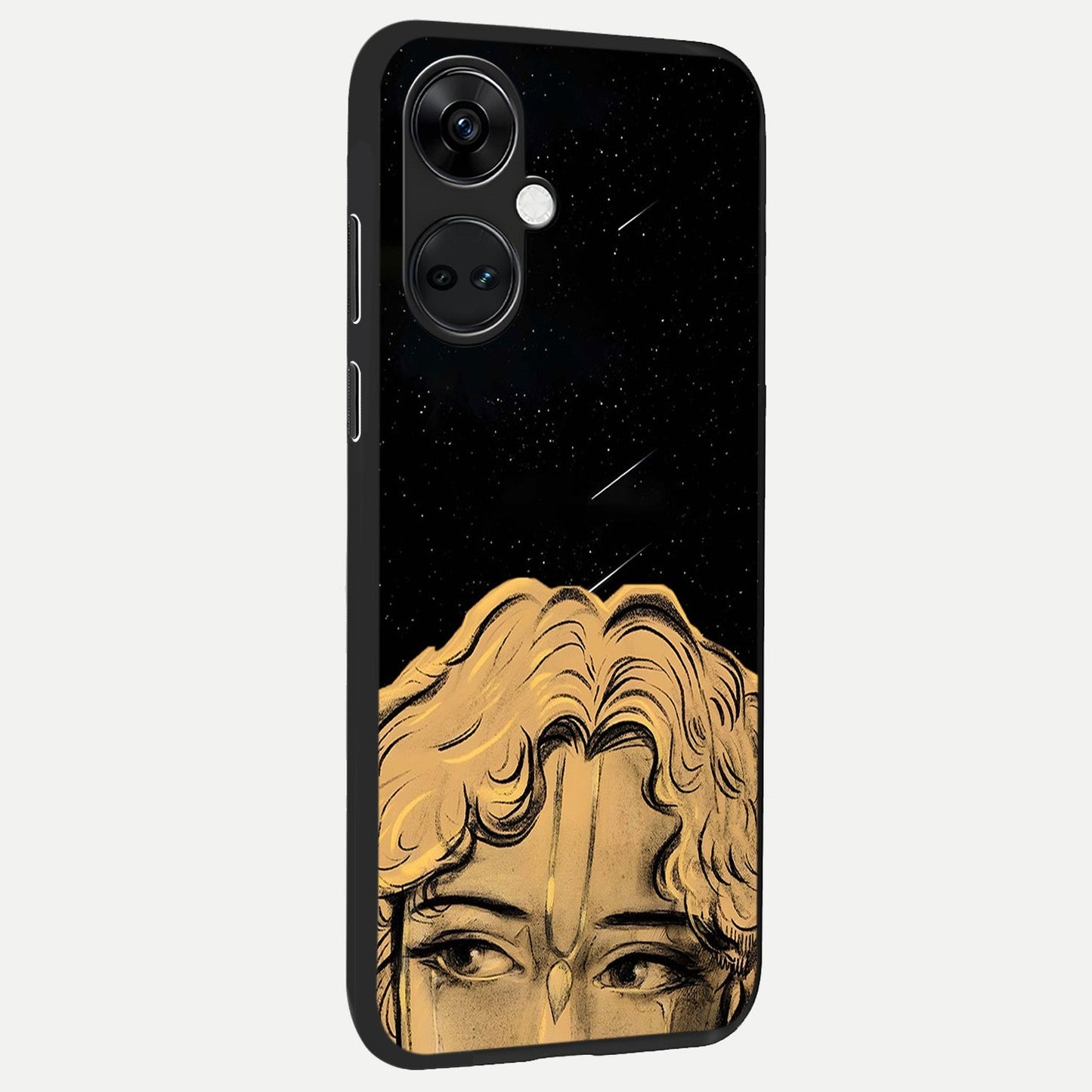  Celestial Gods Plan back cover For Oneplus Nord CE3 slim fit glass case with vibrant aesthetic design