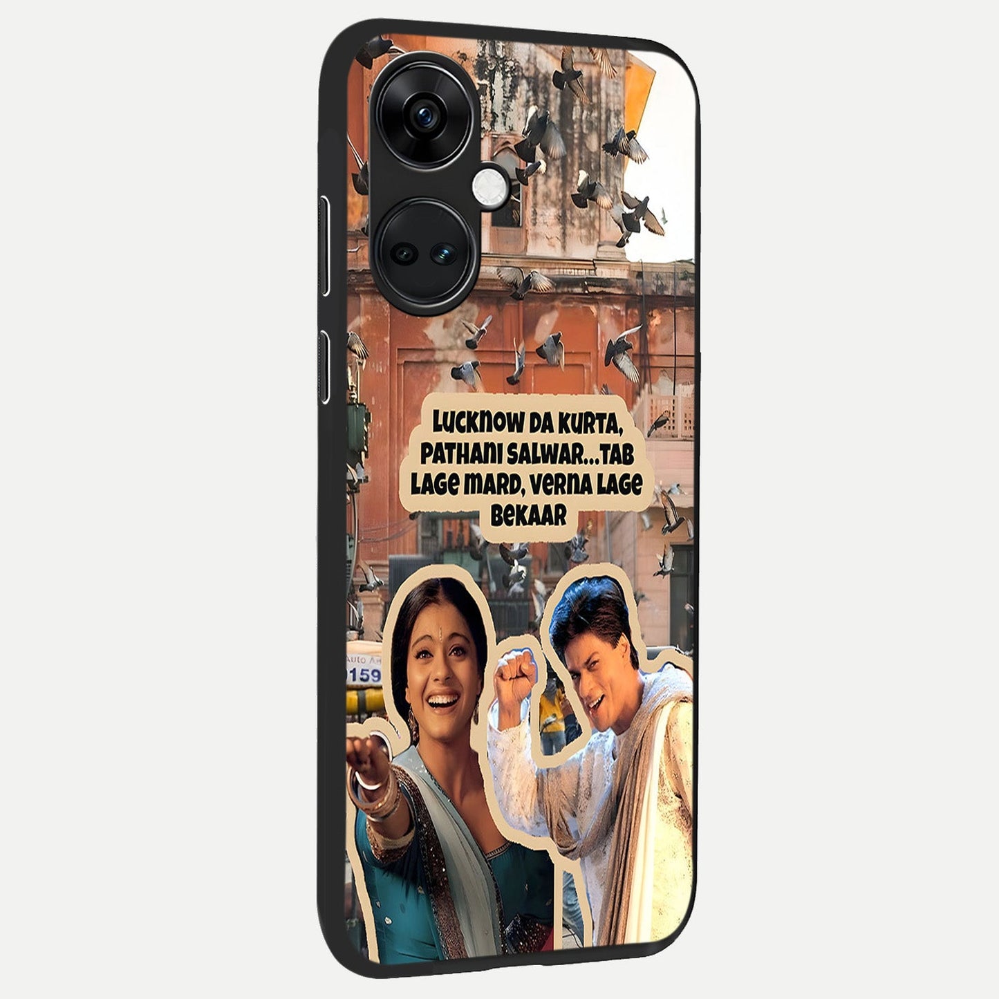 Desi Retro Vibes back cover For Oneplus Nord CE3 slim fit glass case with vibrant aesthetic design