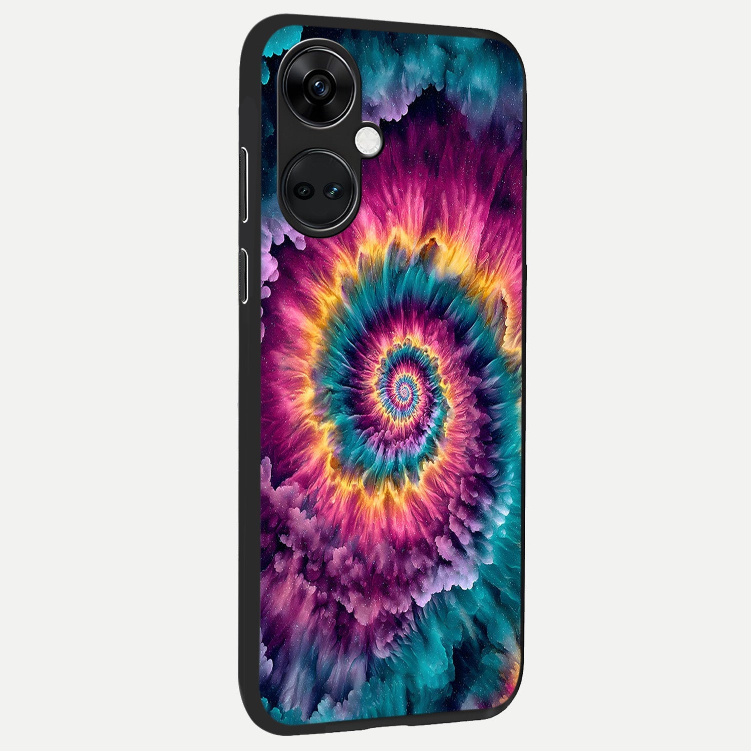  Galactic Spiral Burst back cover For Oneplus Nord CE3 slim fit glass case with vibrant aesthetic design