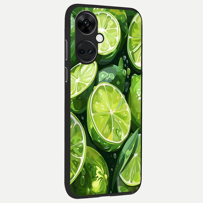  Green Kawasaki back cover For Oneplus Nord CE3 slim fit glass case with vibrant aesthetic design