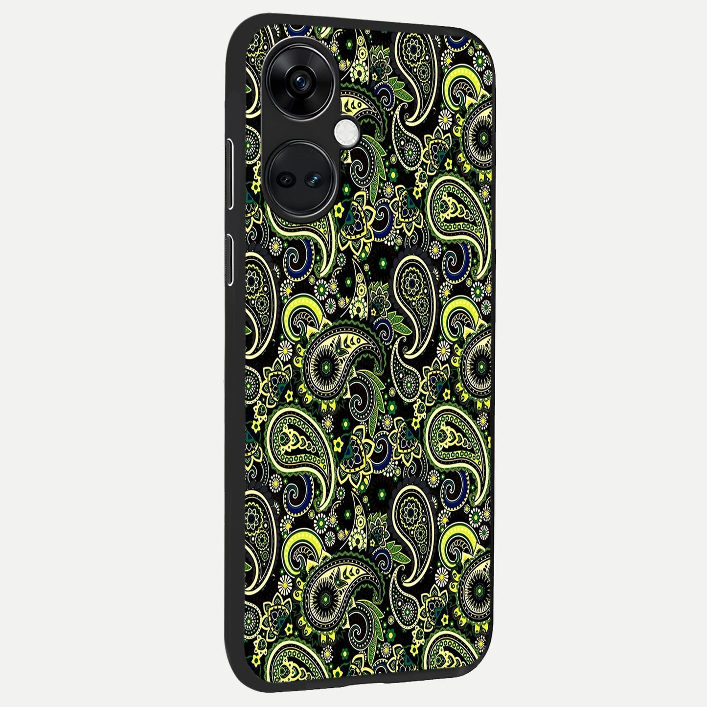  Green Lemon back cover For Oneplus Nord CE3 slim fit glass case with vibrant aesthetic design