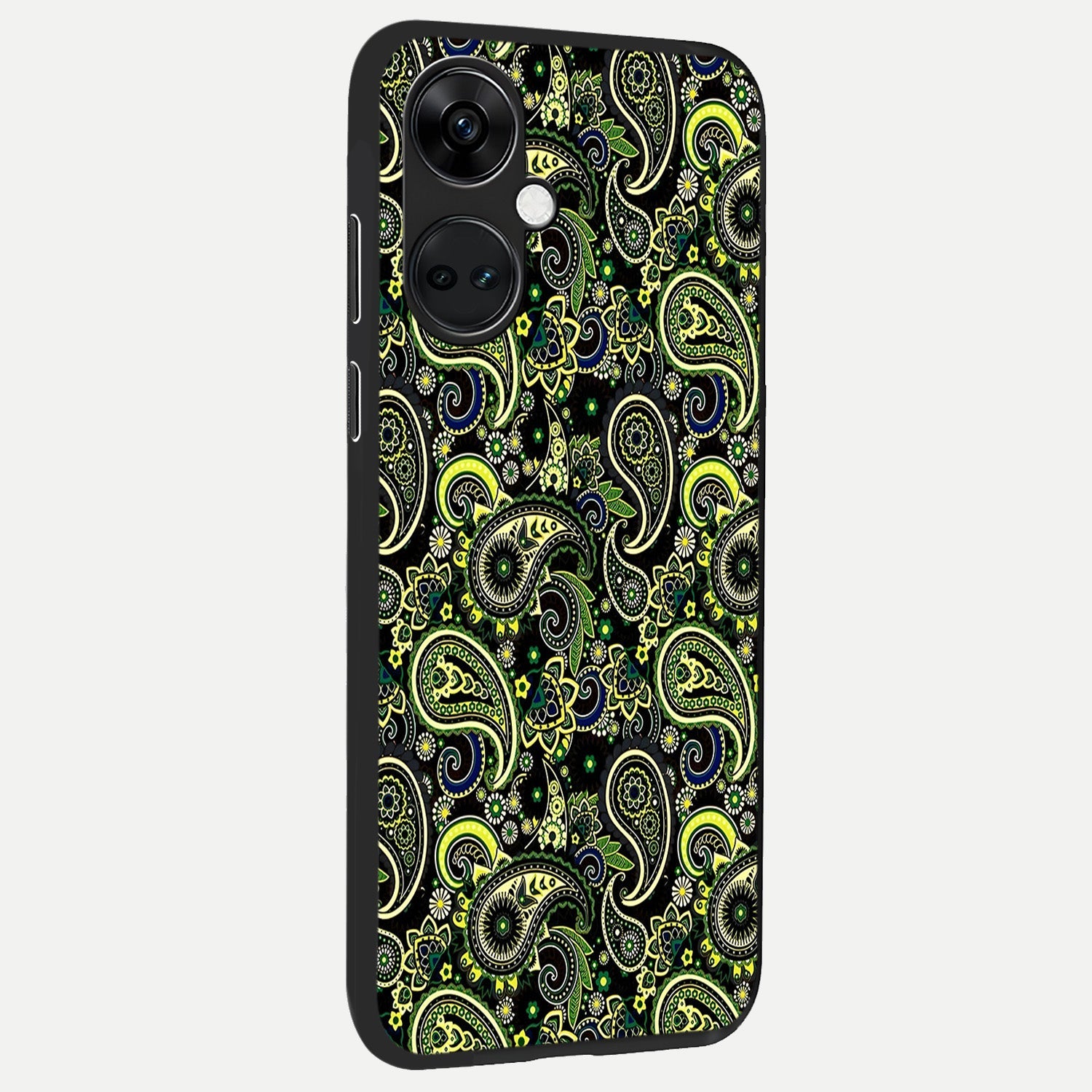  Green Lemon back cover For Oneplus Nord CE3 slim fit glass case with vibrant aesthetic design