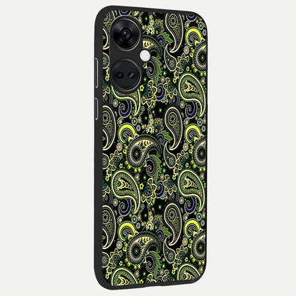  Green Lemon back cover For Oneplus Nord CE3 slim fit glass case with vibrant aesthetic design