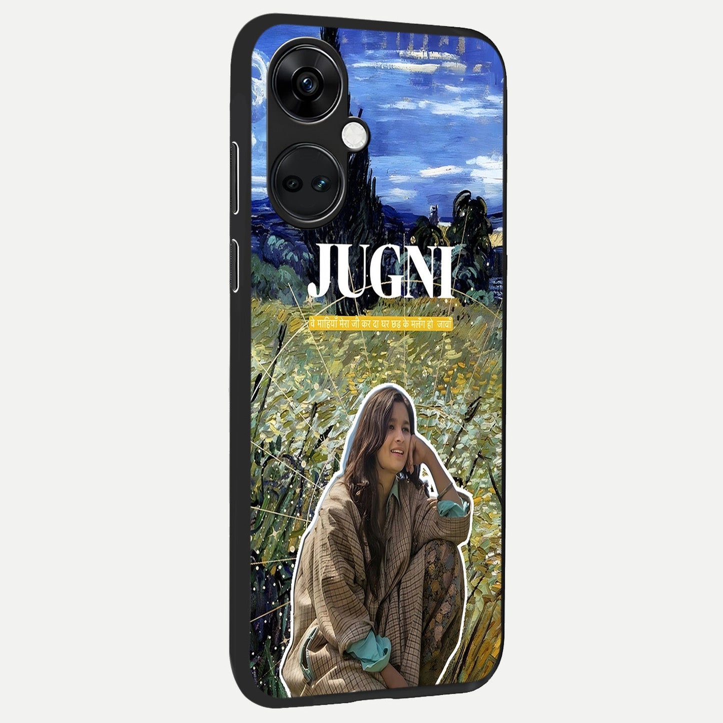  Jugni Soul Vibes back cover For Oneplus Nord CE3 slim fit glass case with vibrant aesthetic design