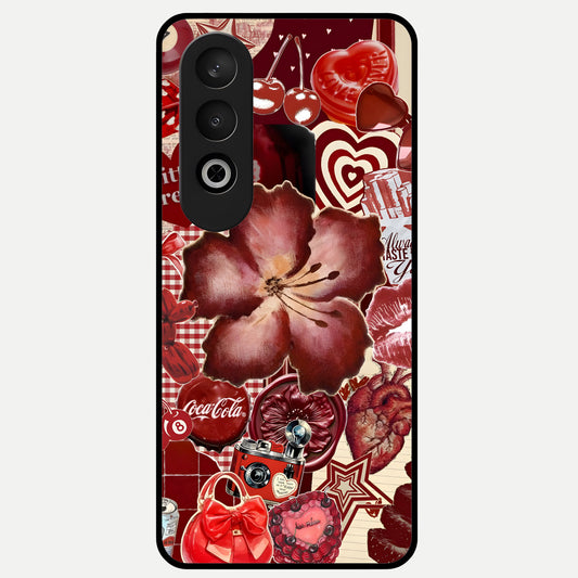  Aesthetic Little Freak Glass Case For Oneplus Nord CE4 back cover – full design glossy printed glass finish