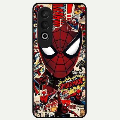  Aesthetic Wonder Spider Glass Case For Oneplus Nord CE4 back cover – full design glossy printed glass finish