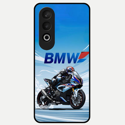  BMW Power Drift Glass Case For Oneplus Nord CE4 back cover – full design glossy printed glass finish