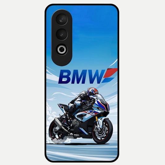  BMW Power Drift Glass Case For Oneplus Nord CE4 back cover – full design glossy printed glass finish