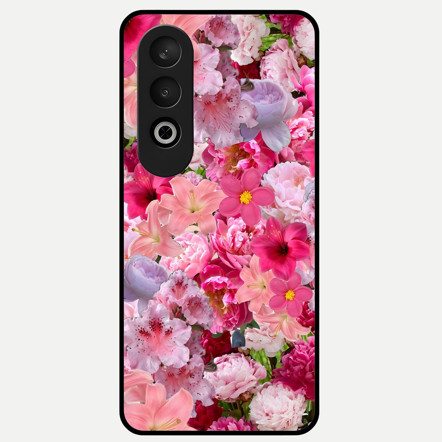  Bloom Crush Fantasy Glass Case For Oneplus Nord CE4 back cover – full design glossy printed glass finish