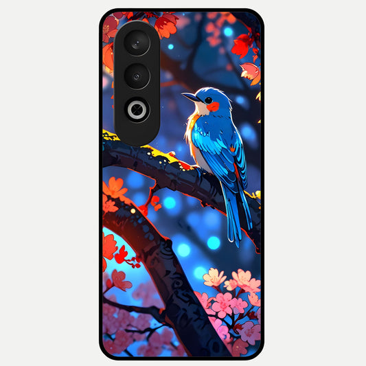  Blooming Water Drift Glass Case For Oneplus Nord CE4 back cover – full design glossy printed glass finish