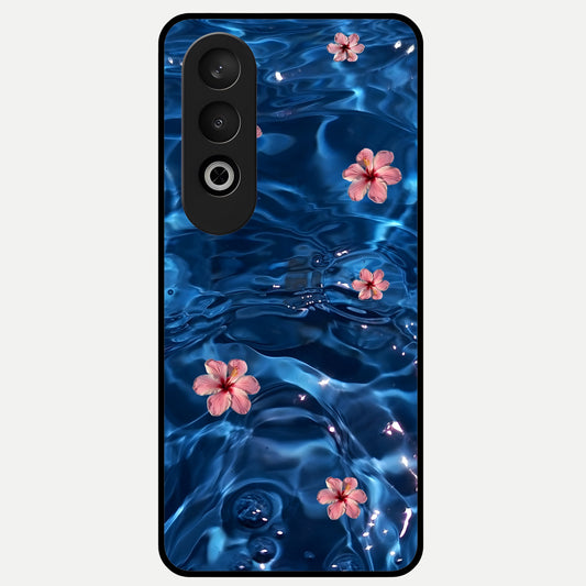  Bloom Thread Art Glass Case For Oneplus Nord CE4 back cover – full design glossy printed glass finish