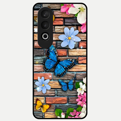  Brick Bloom Flight Glass Case For Oneplus Nord CE4 back cover – full design glossy printed glass finish
