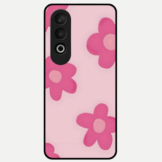  Candy Bloom Dreams Glass Case For Oneplus Nord CE4 back cover – full design glossy printed glass finish