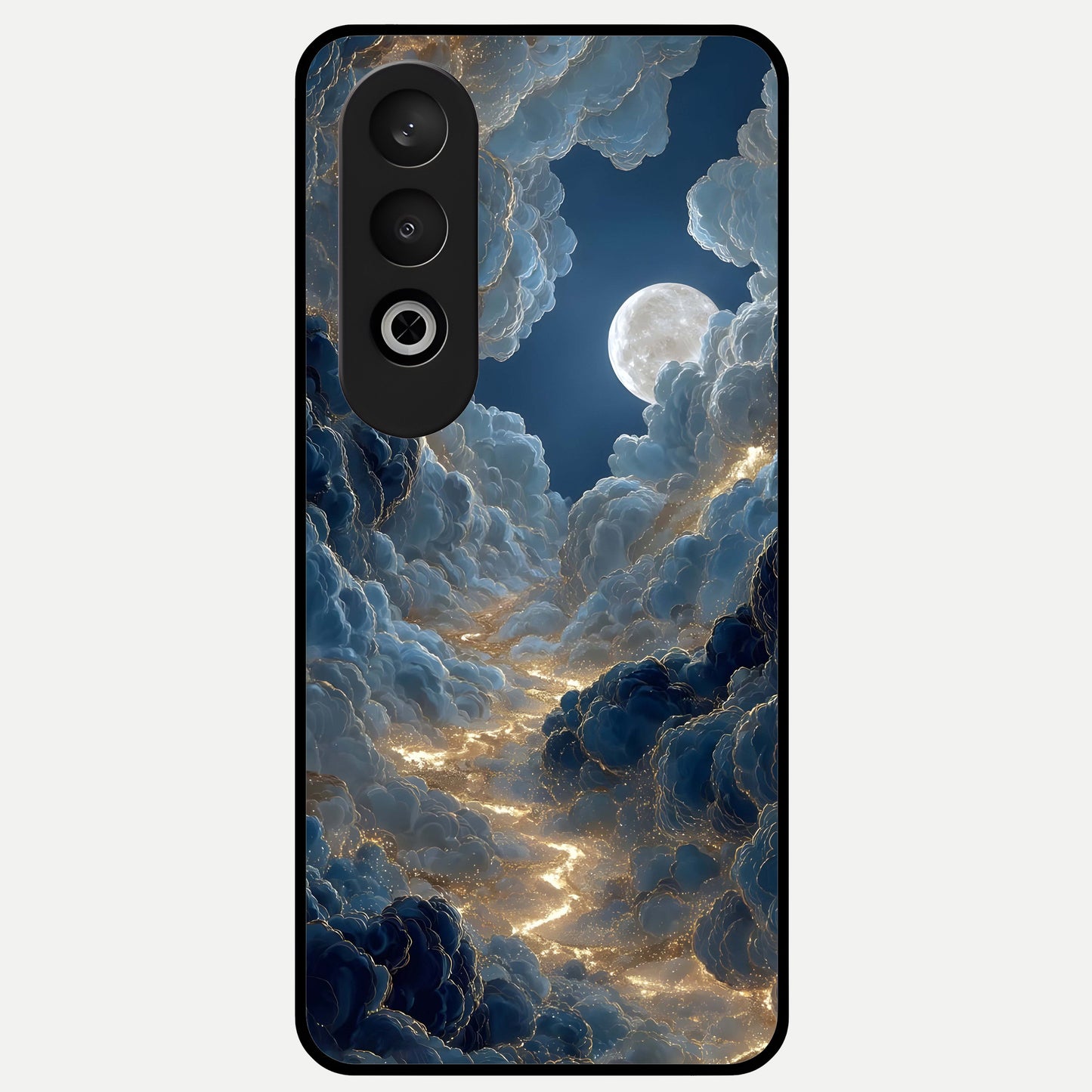  Celestial Cloud Road Glass Case For Oneplus Nord CE4 back cover – full design glossy printed glass finish