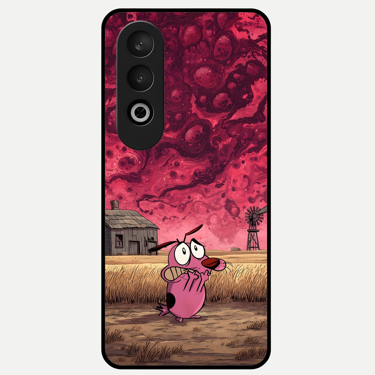  Courage Under Sky Glass Case For Oneplus Nord CE4 back cover – full design glossy printed glass finish