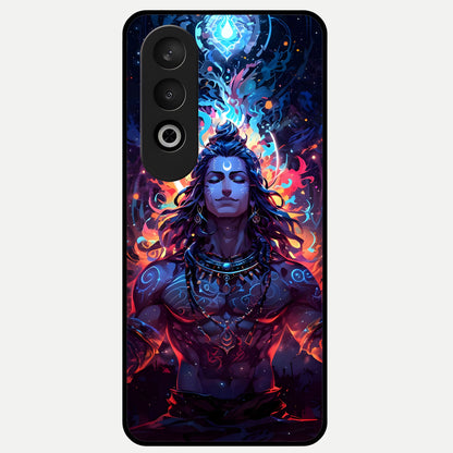  Divine Fire Shiv Glass Case For Oneplus Nord CE4 back cover – full design glossy printed glass finish
