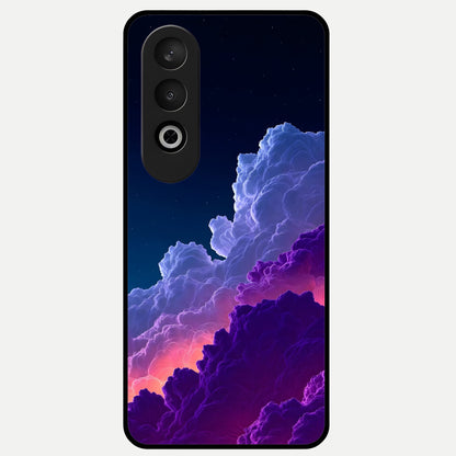  Dreamy Cloud Skies Glass Case For Oneplus Nord CE4 back cover – full design glossy printed glass finish