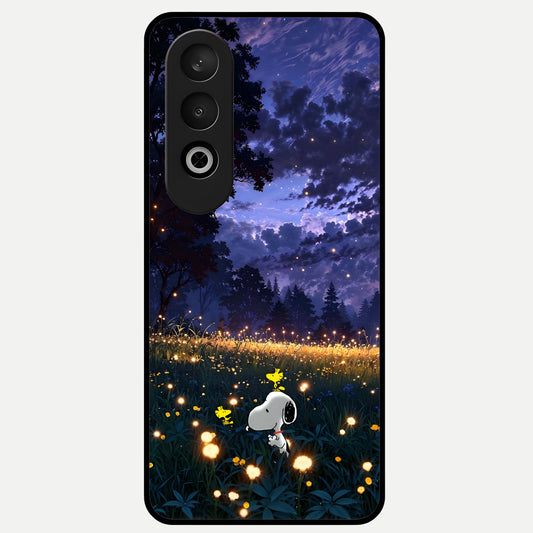  Firefly Meadow Magic Glass Case For Oneplus Nord CE4 back cover – full design glossy printed glass finish