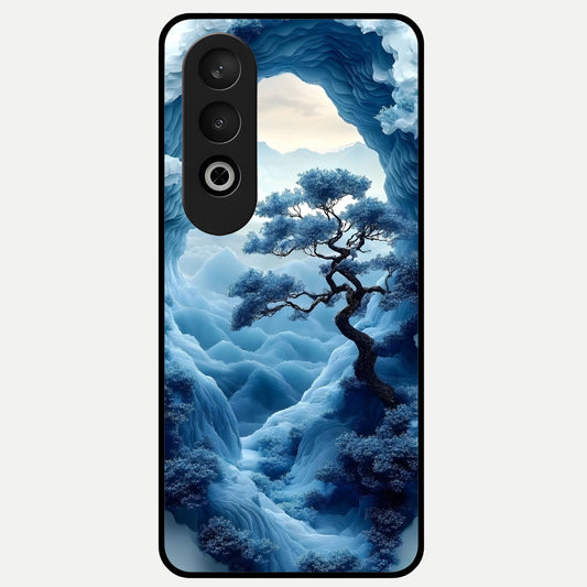  Frozen Serenity Gate Glass Case For Oneplus Nord CE4 back cover – full design glossy printed glass finish