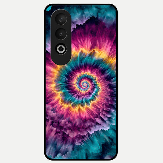  Galactic Spiral Burst Glass Case For Oneplus Nord CE4 back cover – full design glossy printed glass finish