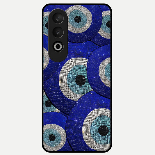  Galaxy Eye Flow Glass Case For Oneplus Nord CE4 back cover – full design glossy printed glass finish