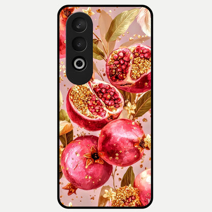  Golden Bloom Glow Glass Case For Oneplus Nord CE4 back cover – full design glossy printed glass finish