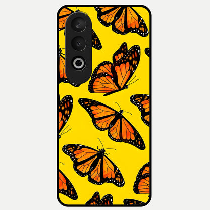  Golden Wing Flight Glass Case For Oneplus Nord CE4 back cover – full design glossy printed glass finish
