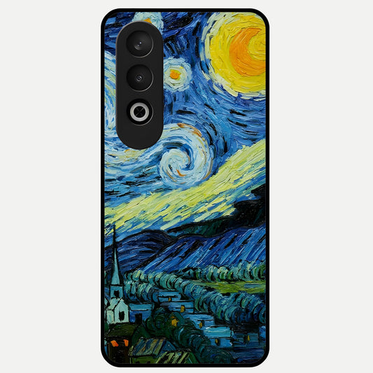  Inspired Van Gogh Art Glass Case For Oneplus Nord CE4 back cover – full design glossy printed glass finish