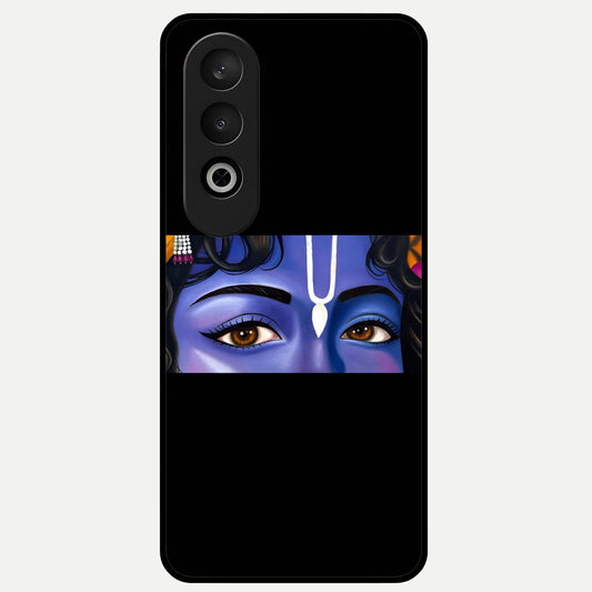  Krishna Eye Glass Case For Oneplus Nord CE4 back cover – full design glossy printed glass finish