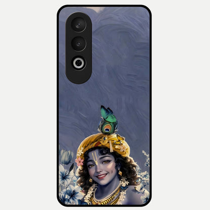  Lord Krishna Glass Case For Oneplus Nord CE4 back cover – full design glossy printed glass finish