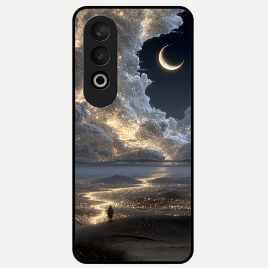  Moonlight Spark Path Glass Case For Oneplus Nord CE4 back cover – full design glossy printed glass finish