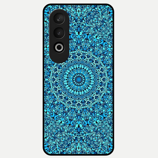  Ocean Bloom Mandala Glass Case For Oneplus Nord CE4 back cover – full design glossy printed glass finish