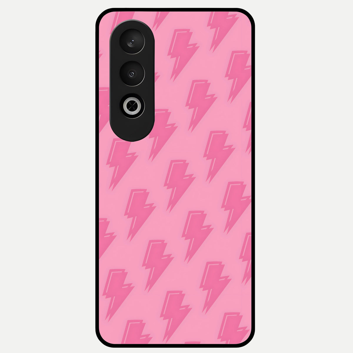 Pink Moo Magic Glass Case For Oneplus Nord CE4 back cover – full design glossy printed glass finish