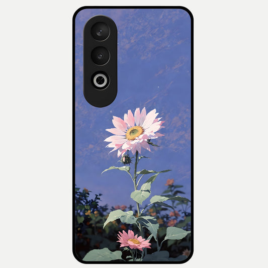  Pink Shells Outline Glass Case For Oneplus Nord CE4 back cover – full design glossy printed glass finish