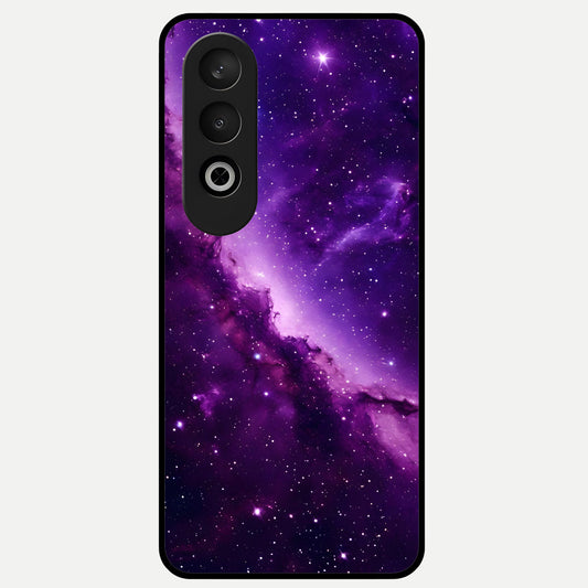  Purple Shade Sky Glass Case For Oneplus Nord CE4 back cover – full design glossy printed glass finish