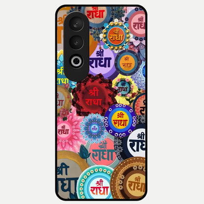  Radha Divine Bloom Glass Case For Oneplus Nord CE4 back cover – full design glossy printed glass finish