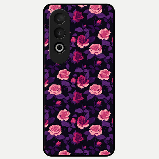  Rose Garden Twilight Glass Case For Oneplus Nord CE4 back cover – full design glossy printed glass finish